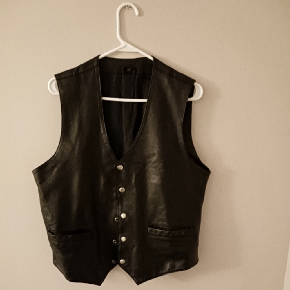 Leather Vest M